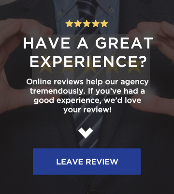 leave a review sign